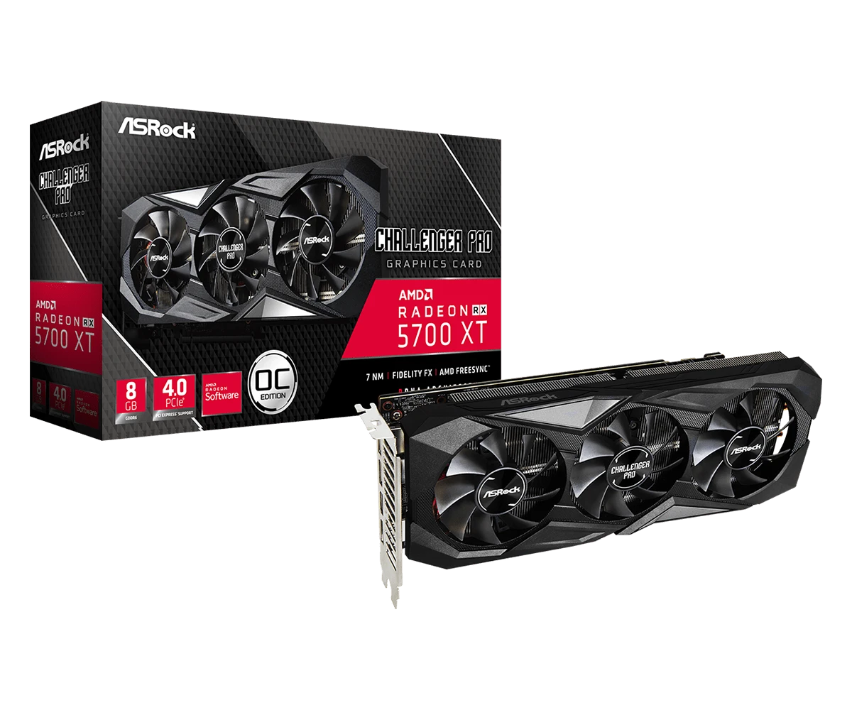 ASRock AMD Radeon RX 5700 XT Challenger Pro 8G OC